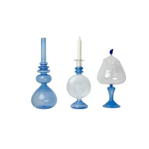 Vase, Candlestick & Candy Pot