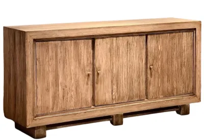 Natural Wood Sideboard-Small