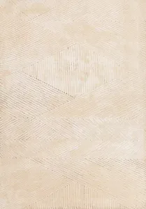 رينو تافت سجادة هندسية من الصوف والفيسكوز