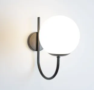 Black Globe Wall Lamp wall m-104