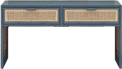 Color Cane Dresser With 2 Drawers