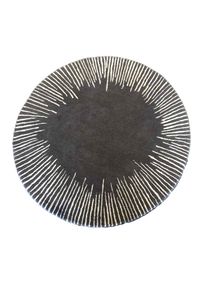 Black Classic Flair Hand-Tufted Rug