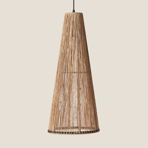 Coil in Beige - Medium Pendant