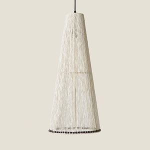Coil in White - Medium Pendant