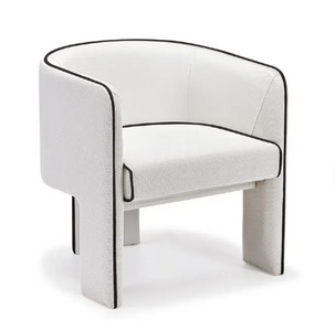 Charles Chair-Hippo203 - In Natural Wood & Upholstered Body