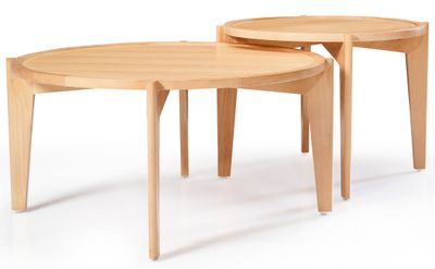 Tango Coffee Table (Set of 2) - Round Stackable Design