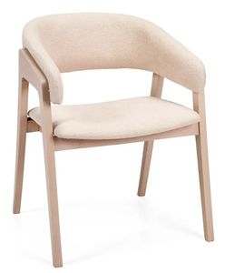 Paris Dining Chair – Oak Wood Frame with Upholstered Backrest