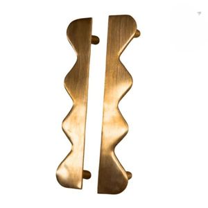 Mujō Brass Handle - Wabi Sabi Style