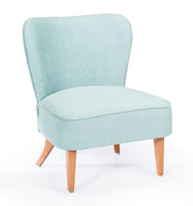 Mini Vintage Chair In Plywood & Pine Wood - Upholstered