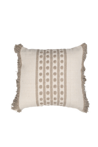 Tulip Fringes Textured Cushion