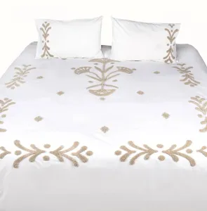Lotus Tuftet  Duvet Set
