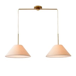 Gold and White Ceiling Lamp - YL771