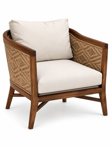 Arena Wood & Rope Outdoor Armchair