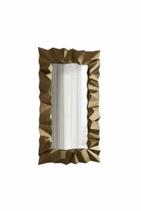 مراية ببرواز خشبي – تصميم هندسي عصري