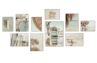 Beach Gallery Wall 2 (Set of 10 Prints)
