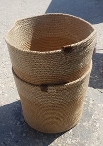 سلة خيش صلبة أوسع