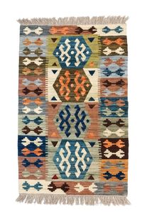 Amber Motif - Handmade Noul Wool Kilim