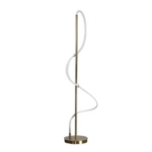 Lucie Floor Lamp - Gold and White - YL-FL-729N-N