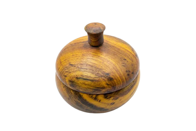 Wooden Storage Jar