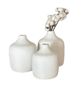 Butil Trio Pottery vases