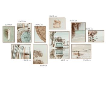 Beach Gallery Wall 2 (Set of 10 Prints)