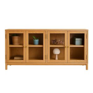 NJ Buffet / Back Sofa Wooden Body With Glass Front