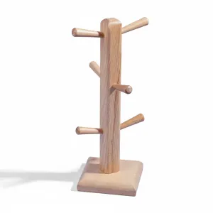 حامل أكواب خشبي