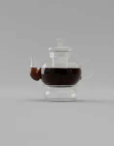 إبريق شاي زجاجي