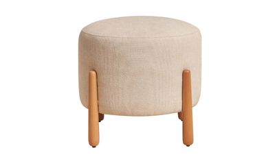 Tasha Stool - Fully Upholstered With Beech Legs