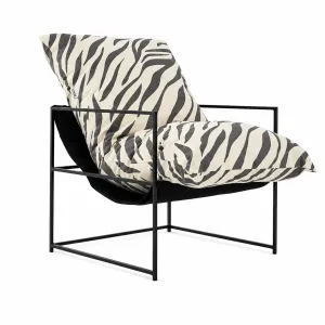 هولو- سي - كرسي بذراعين بهيكل معدني ومقعد منجد
