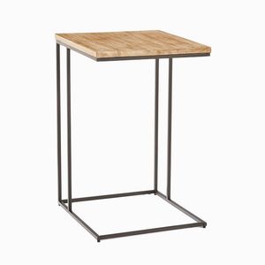 Betria Table AG2003 Side - Wooden Top - Metal Base