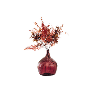 Crimson Glass Vase