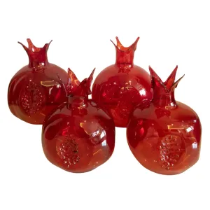 Glass Pomegranate Vase