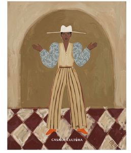 Casa Paint-Canvas print