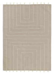 Ridge Handwoven Wool Rug – Minimalist Geometric Design
