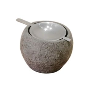 Ashtray - Marble (gray/silver)