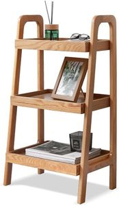 رف خشبي عصري بثلاث طبقات