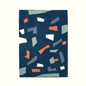 Terrazzo Abstract Handwoven Cotton Rug