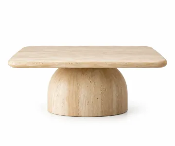 Scandinavian Coffee Table - Beech Pine Wood