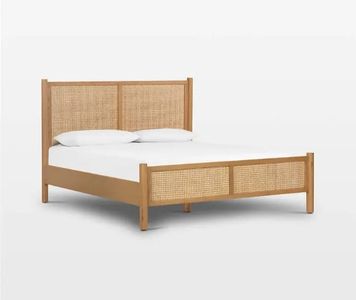 Boho-Chic Cane Bed