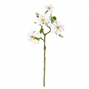 Artificial Yellow Magnolia Branch-60 cm