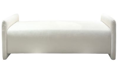 مقعد طويل ايفوري - قماش حسب الطلب