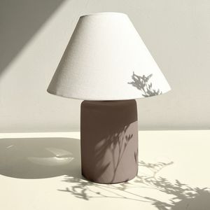 Tuscan Table Lamp in Mocha