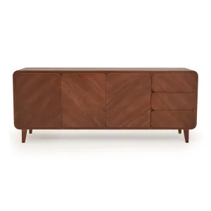 Matlota Sideboard - Retro Wood Veneer Buffet