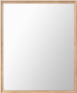 Valera Natural Wood Framed Rectangular Wall Mirror