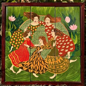 Ceramic Wall Panel - Interwoven Souls