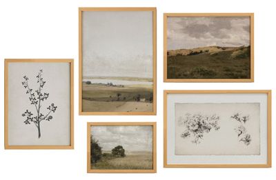 مجموعة من الرسمات المطبوعة