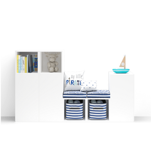 Cubby Storage System With Seating