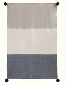 غطاء كحلي وبيج