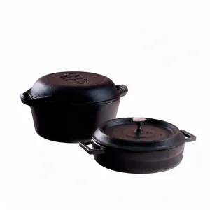 Cast Iron Dutch oven Duo Set